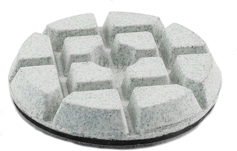 DTDIATOOL Concrete Polishing Pads 3 inch/80mm for Concrete, Cement and Terrazzo Floors Processing, Repairing and Renovating, Dry or Wet Use Diamond Grinding Pads Grit 50 3pcs - Image 5